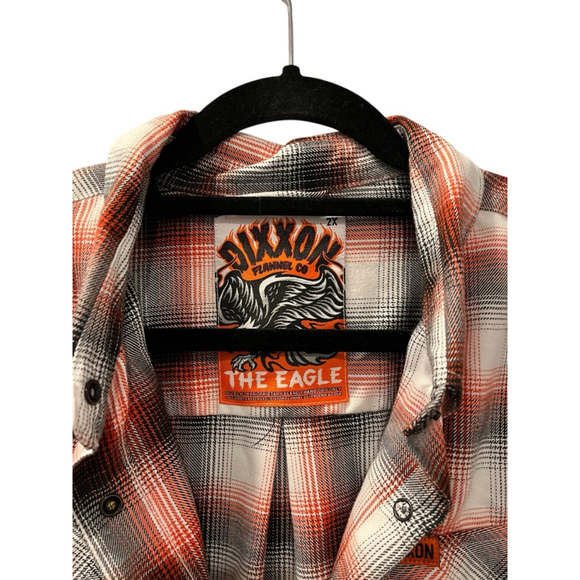 Dixxon Flannel Co The Eagle Long Sleeve Plaid Shirt Men's Size 2X Snap Button - Picture 3 of 6
